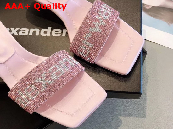 Alexander Wang Jessie Crystal Slide Pink Replica