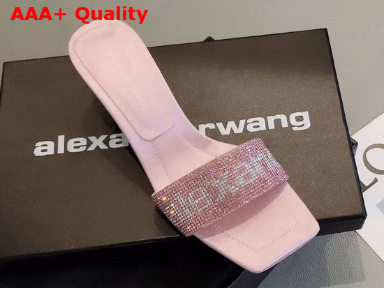 Alexander Wang Jessie Crystal Slide Pink Replica