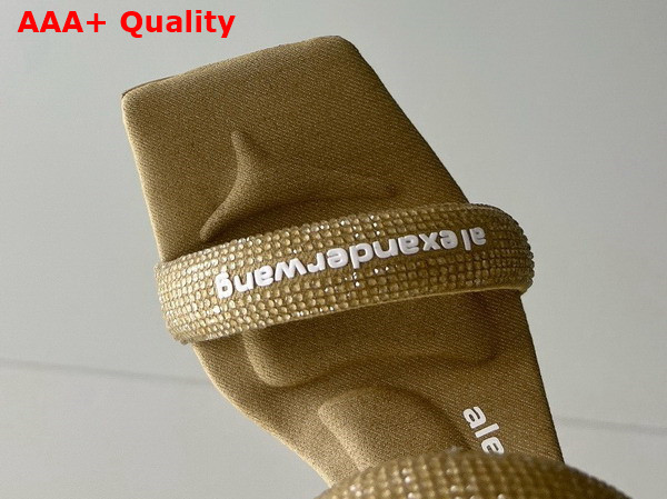 Alexander Wang Julie 105mm Nylon Tubular Sandal in Beige Replica