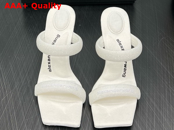 Alexander Wang Julie 105mm Nylon Tubular Sandal in White Replica