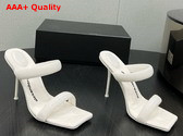 Alexander Wang Julie 105mm Nylon Tubular Sandal in White Replica