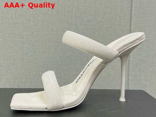 Alexander Wang Julie 105mm Nylon Tubular Sandal in White Replica