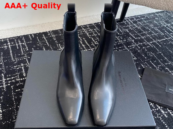Alexander Wang Kane Ankle Boot in Black Leather Replica