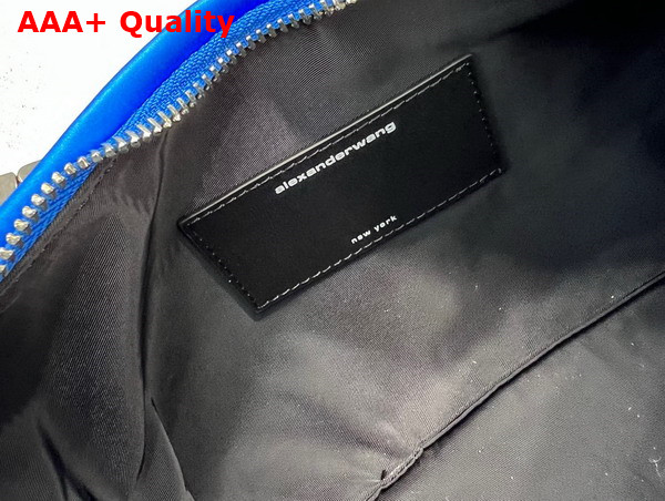 Alexander Wang Marquess Medium Hobo in Bright Blue Satin Replica