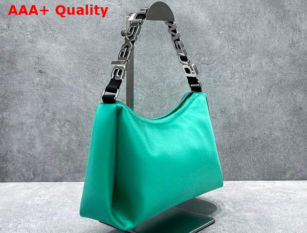 Alexander Wang Marquess Medium Hobo in Green Satin Replica