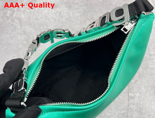 Alexander Wang Marquess Medium Hobo in Green Satin Replica