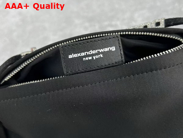 Alexander Wang Marquess Micro Bag in Black Satin Replica