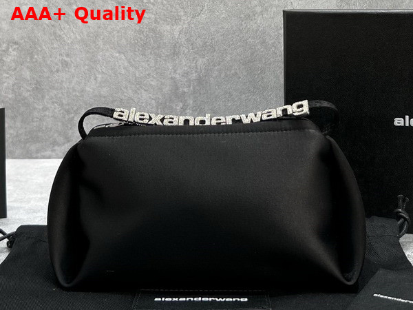 Alexander Wang Marquess Micro Bag in Black Satin Replica