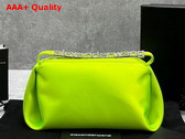 Alexander Wang Marquess Micro Bag in Neon Yellow Satin Replica