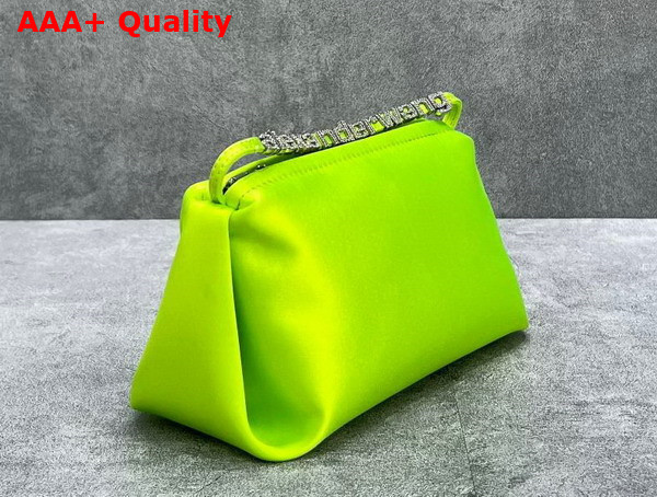 Alexander Wang Marquess Micro Bag in Neon Yellow Satin Replica