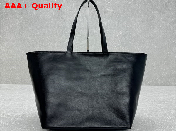 Alexander Wang Punch Tote Bag in Black Crackle Patent Leather Replica