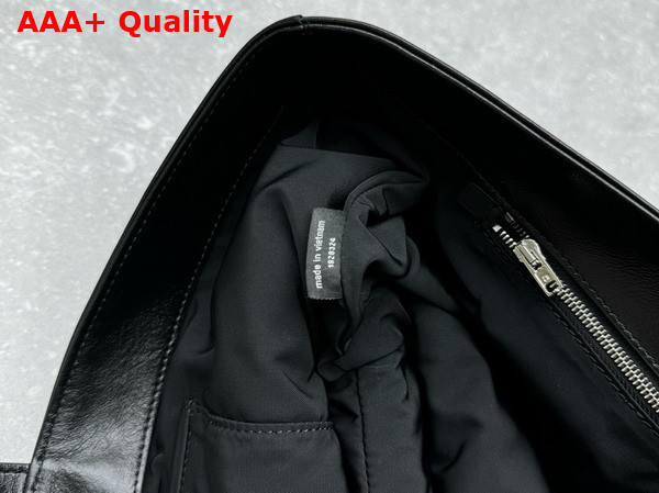 Alexander Wang Punch Tote Bag in Black Crackle Patent Leather Replica