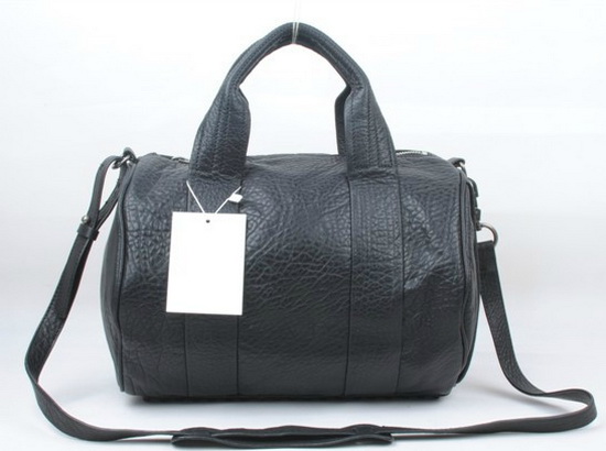 Alexander Wang Rocco in Black Pebble with Silver for Sale