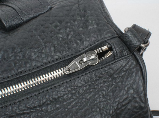 Alexander Wang Rocco in Black Pebble with Silver for Sale