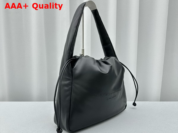 Alexander Wang Ryan Puff Large Bag in Black Buttery Leather Replica
