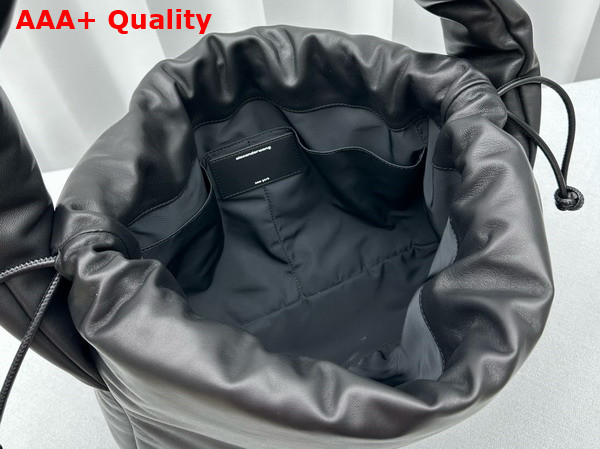 Alexander Wang Ryan Puff Large Bag in Black Buttery Leather Replica