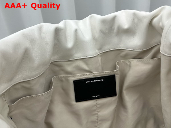 Alexander Wang Ryan Puff Large Bag in White Buttery Leather Replica