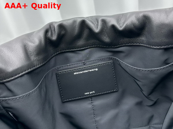 Alexander Wang Ryan Puff Small Bag in Black Buttery Leather Replica