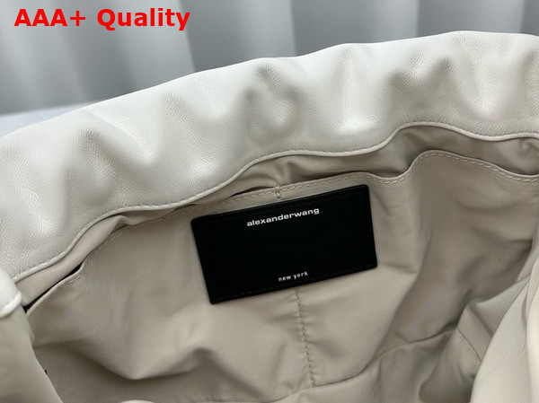 Alexander Wang Ryan Puff Small Bag in White Buttery Leather Replica