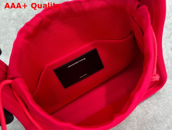 Alexander Wang Ryan Small Bag in Rib Knit Red Replica