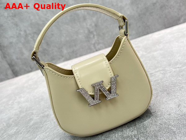 Alexander Wang W Legacy Micro Hobo Bag in Beige Leather Replica