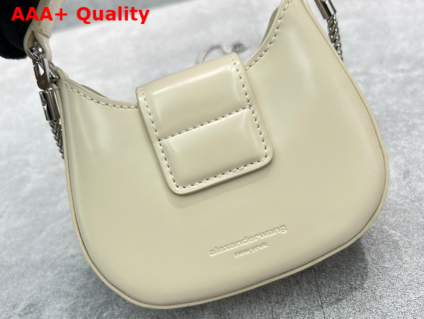 Alexander Wang W Legacy Micro Hobo Bag in Beige Leather Replica