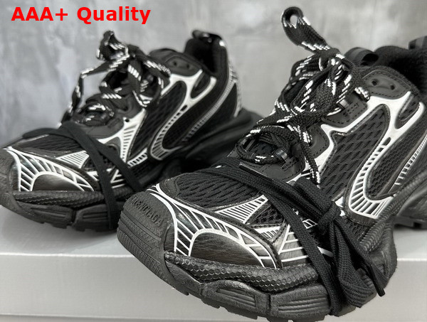 Balenciaga 3XL Sneaker in Black and White Mesh and Polyurethane Replica