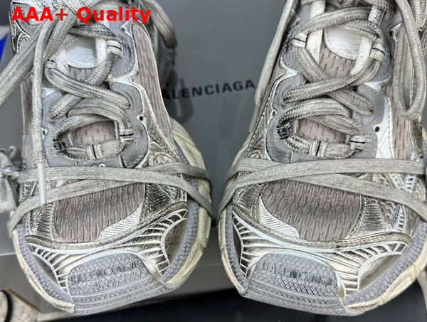 Balenciaga 3XL Sneaker in Light Beige Mesh and Polyurethane Replica