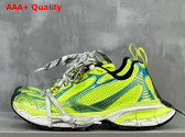 Balenciaga 3XL Sneaker in Neon Yellow and Blue Mesh and Polyurethane Replica