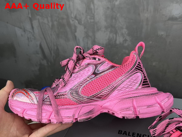 Balenciaga 3XL Sneaker in Pink Mesh and Polyurethane Replica