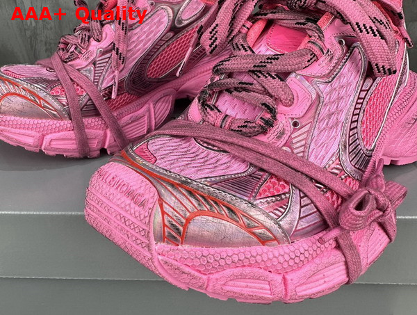 Balenciaga 3XL Sneaker in Pink Mesh and Polyurethane Replica