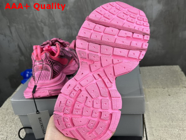 Balenciaga 3XL Sneaker in Pink Mesh and Polyurethane Replica