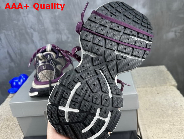 Balenciaga 3XL Sneaker in Purple and Grey Mesh and Polyurethane Replica