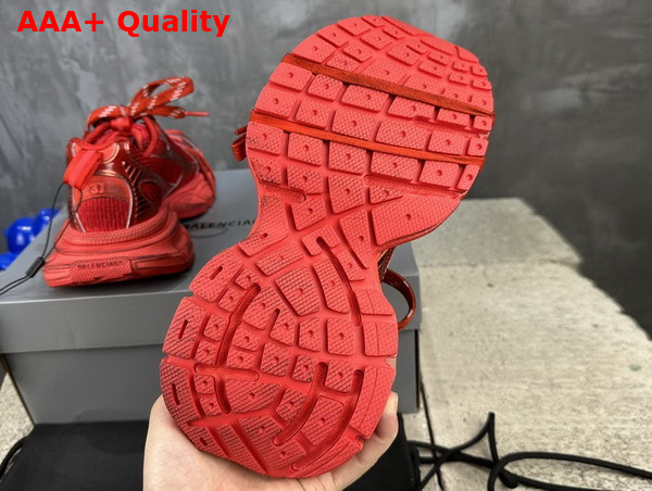 Balenciaga 3XL Sneaker in Red Mesh and Polyurethane Replica