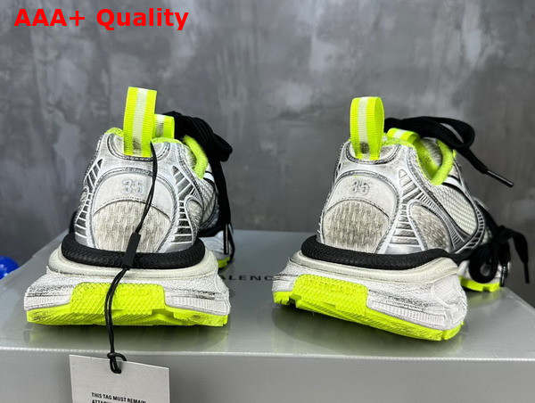 Balenciaga 3XL Sneaker in White Black and Neon Yellow Mesh and Polyurethane Replica