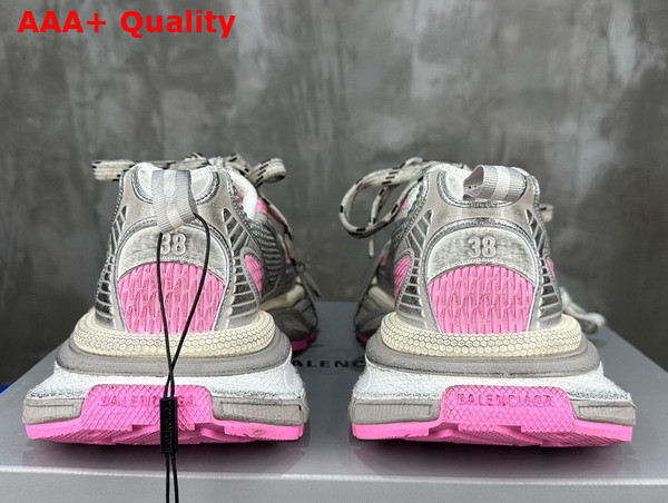 Balenciaga 3XL Sneaker in White Grey and Pink Mesh and Polyurethane Replica