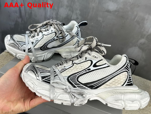 Balenciaga 3XL Sneaker in White Mesh and polyurethane Replica