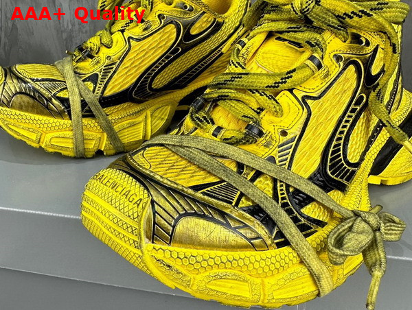 Balenciaga 3XL Sneaker in Yellow and Black Mesh and Polyurethane Replica