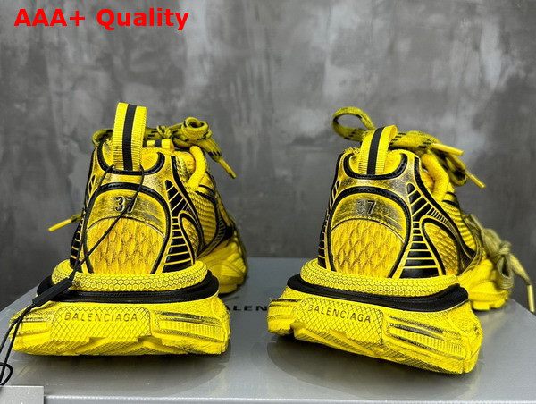 Balenciaga 3XL Sneaker in Yellow and Black Mesh and Polyurethane Replica