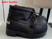 Balenciaga Alaska Ankle Boot in Black Nylon Replica