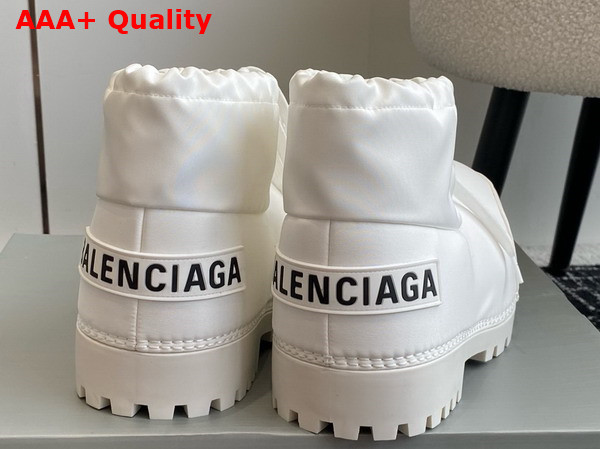 Balenciaga Alaska Ankle Boot in White Nylon Replica