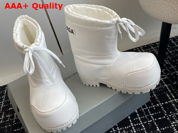 Balenciaga Alaska Low Boot in White Nylon Replica