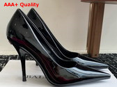 Balenciaga Avenue 110mm Pump in Black Glossy Patent Calfskin Replica
