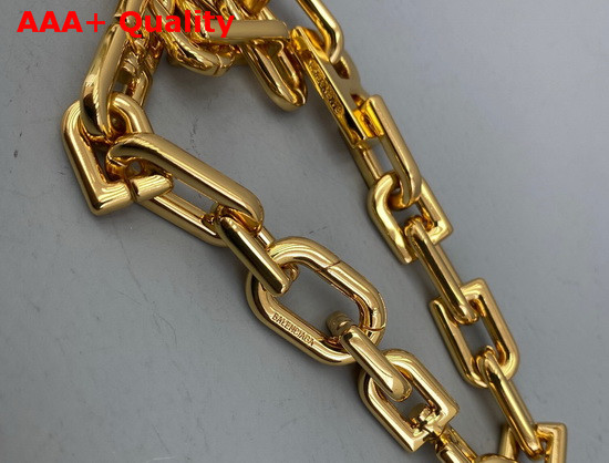 Balenciaga B Chain Necklace Gold Replica