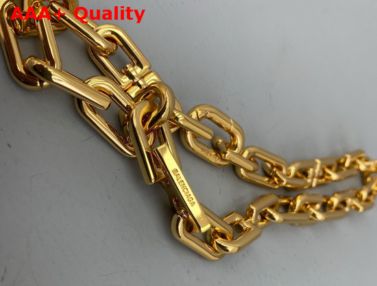 Balenciaga B Chain Necklace Gold Replica