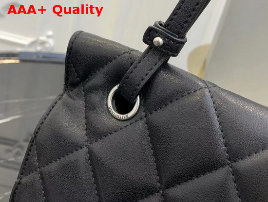 Balenciaga B Large Shoulder Bag in Black Quilted Nappa Calfskin Replica