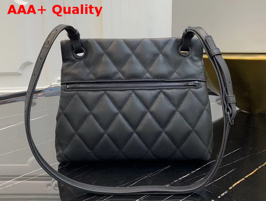 Balenciaga B Medium Shoulder Bag in Black Quilted Nappa Calfskin Replica