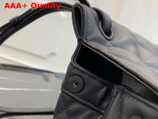 Balenciaga B Medium Shoulder Bag in Black Quilted Nappa Calfskin Replica
