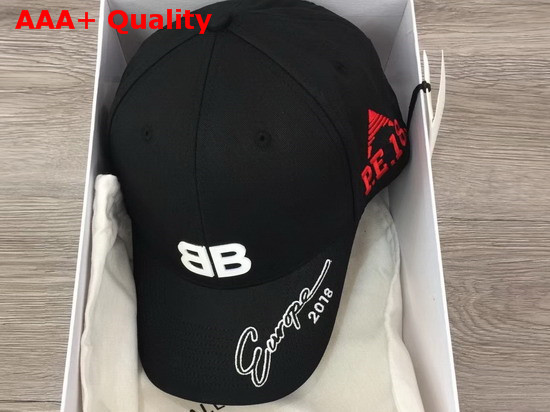 Balenciaga BB Europe 2018 Cap Black Replica