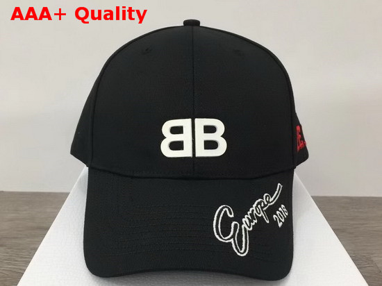 Balenciaga BB Europe 2018 Cap Black Replica